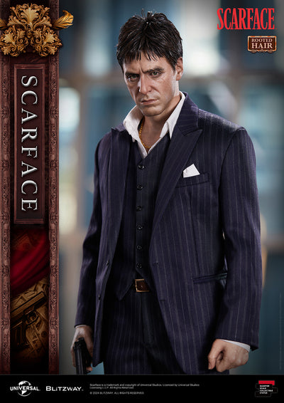 Scarface (Rooted Hair) 1/4 Scale Statue