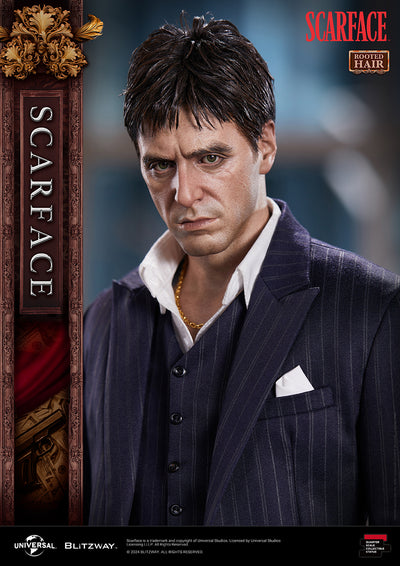 Scarface (Rooted Hair) 1/4 Scale Statue