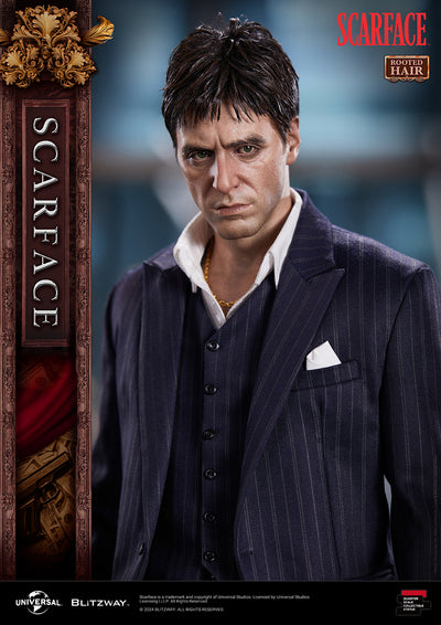 Scarface (Rooted Hair) 1/4 Scale Statue