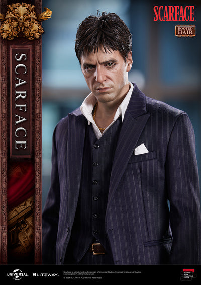 Scarface (Rooted Hair) 1/4 Scale Statue