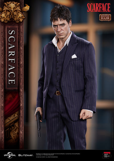 Scarface (Rooted Hair) 1/4 Scale Statue