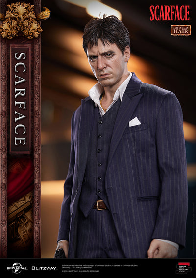 Scarface (Rooted Hair) 1/4 Scale Statue