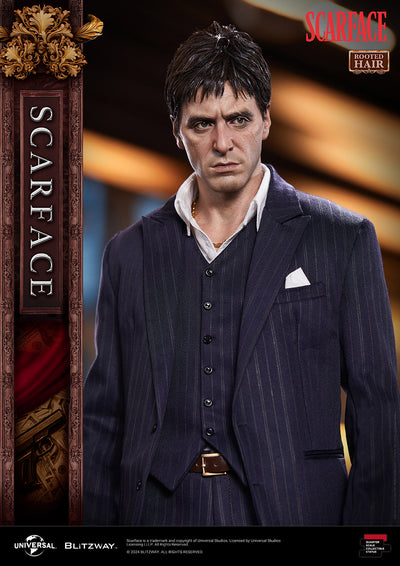 Scarface (Rooted Hair) 1/4 Scale Statue