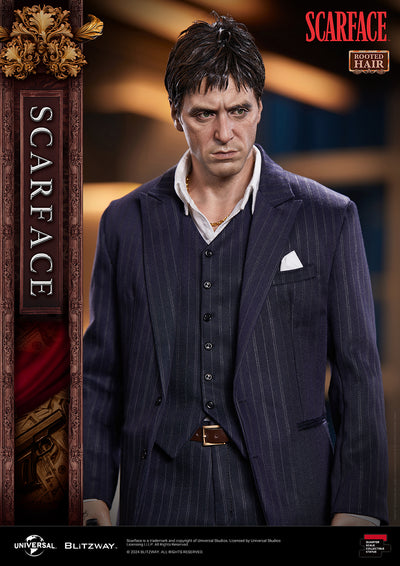 Scarface (Rooted Hair) 1/4 Scale Statue