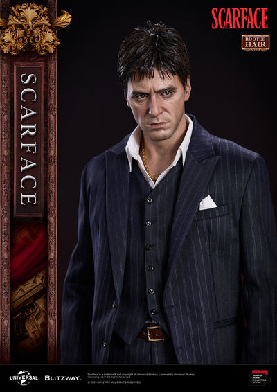 Scarface (Rooted Hair) 1/4 Scale Statue