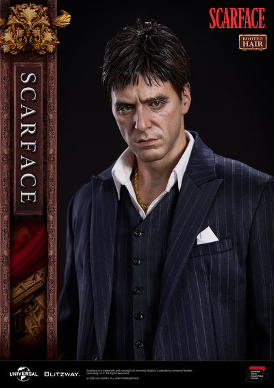 Scarface (Rooted Hair) 1/4 Scale Statue