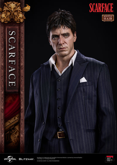 Scarface (Rooted Hair) 1/4 Scale Statue