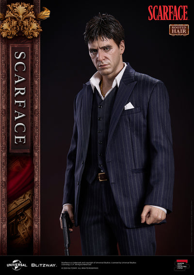 Scarface (Rooted Hair) 1/4 Scale Statue