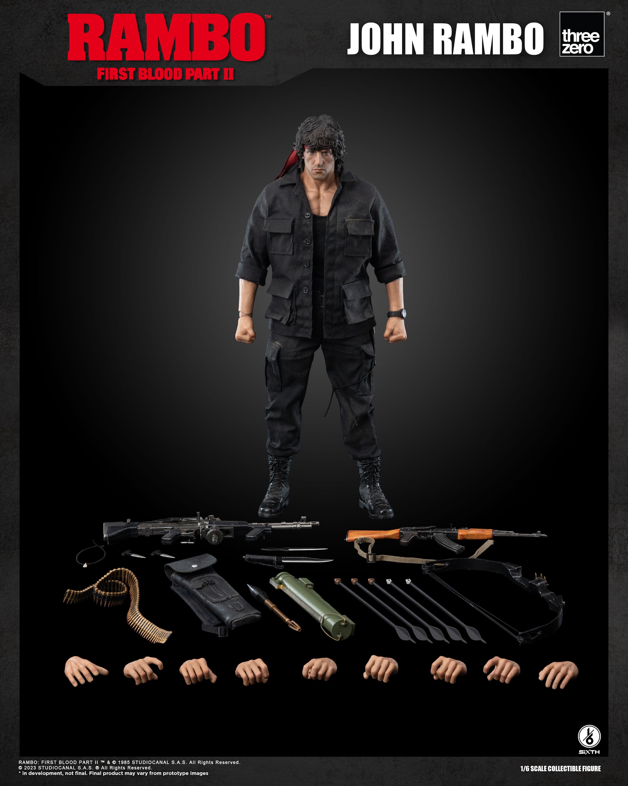 Rambo: First Blood II - John Rambo 1/6 Scale Figure
