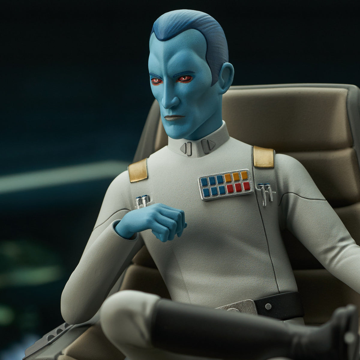 Star Wars Rebels - Grand Admiral Thrawn (on Throne) Premier Collection ...