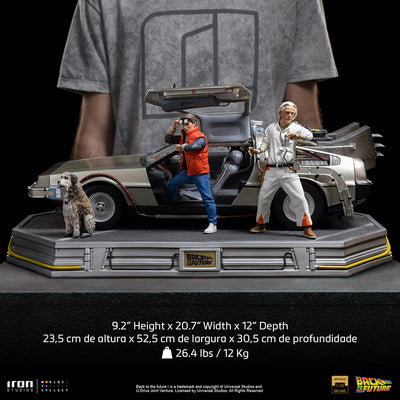 Back to the Future - DeLorean Set DELUXE Version Art Scale 1/10