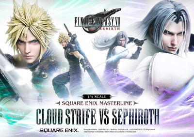 Final Fantasy VII: Rebirth - Cloud Strife vs. Sephiroth 1/4 Scale Statue