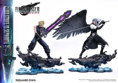 Final Fantasy VII: Rebirth - Cloud Strife vs. Sephiroth 1/4 Scale Statue