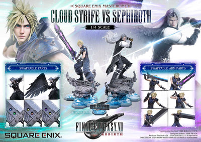 Final Fantasy VII: Rebirth - Cloud Strife vs. Sephiroth 1/4 Scale Statue