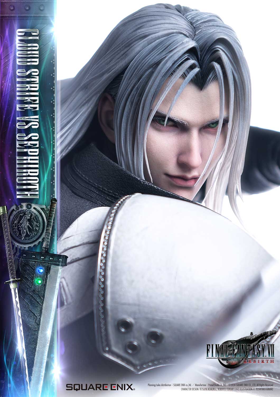 Final Fantasy VII: Rebirth - Cloud Strife vs. Sephiroth 1/4 Scale Stat ...