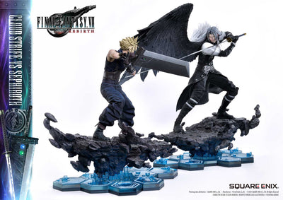 Final Fantasy VII: Rebirth - Cloud Strife vs. Sephiroth 1/4 Scale Statue