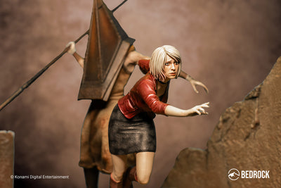 SIlent Hill 2 Remake -  Red Pyramid Thing & Maria Elevator Chase 1/6 Scale Diorama