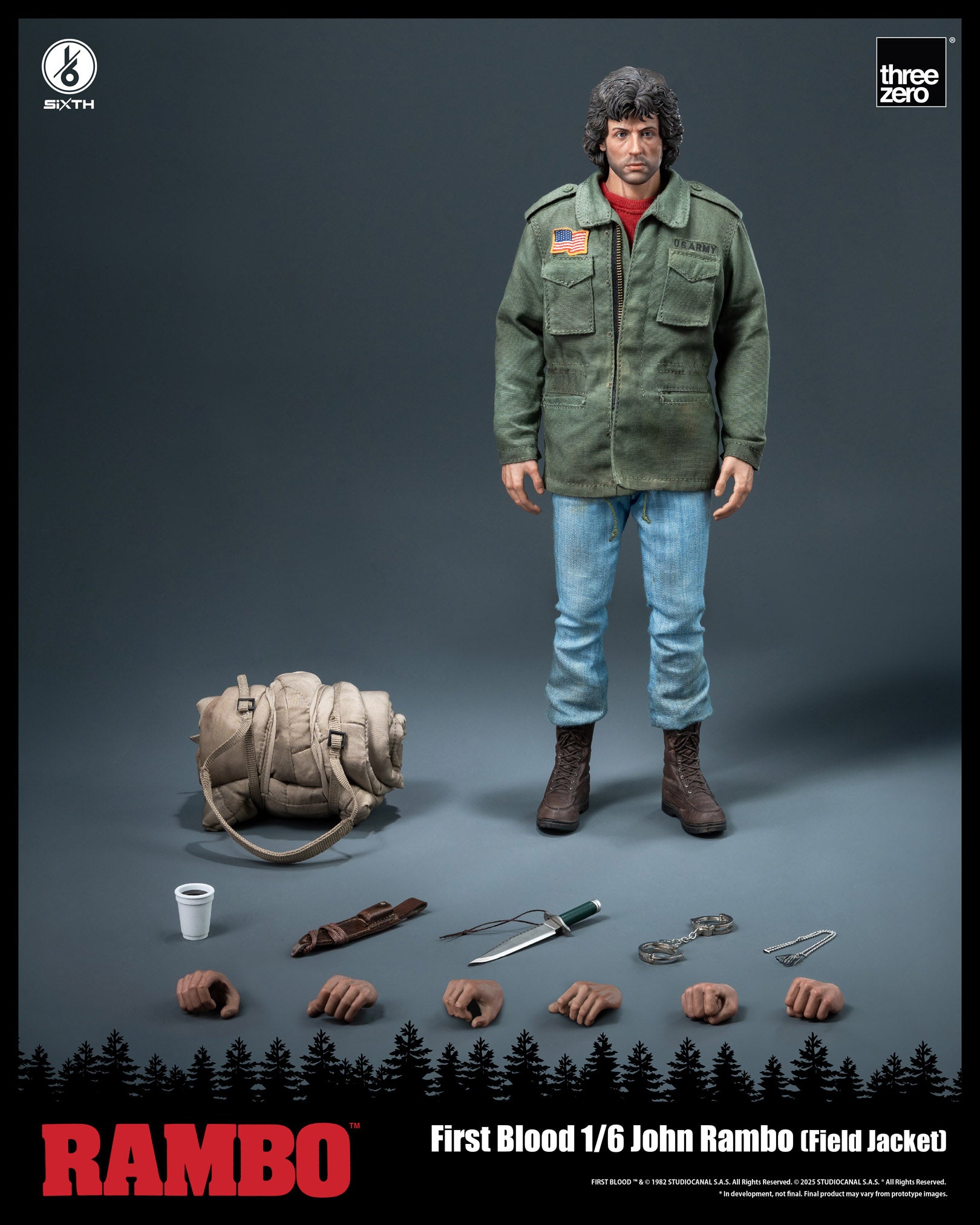 Rambo: First Blood - John Rambo (Field Jacket) 1/6 Scale Figure