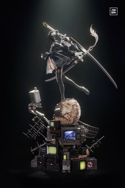 NieR: Automata - 2B (Deluxe Bonus) 1/4 Scale Statue by ZUOBAN Studio