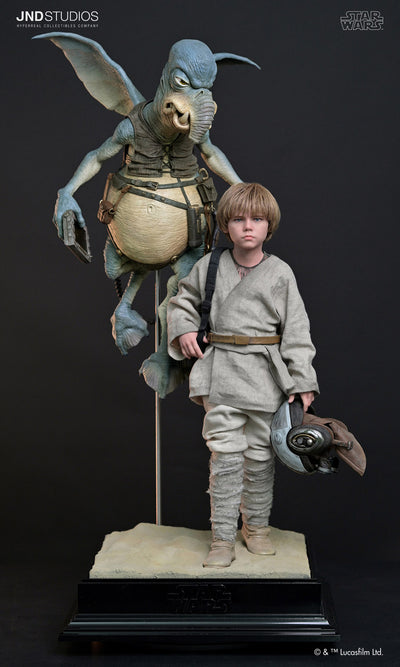 Young Anakin Skywalker & Watto (Dual) 1/3 Scale Statue