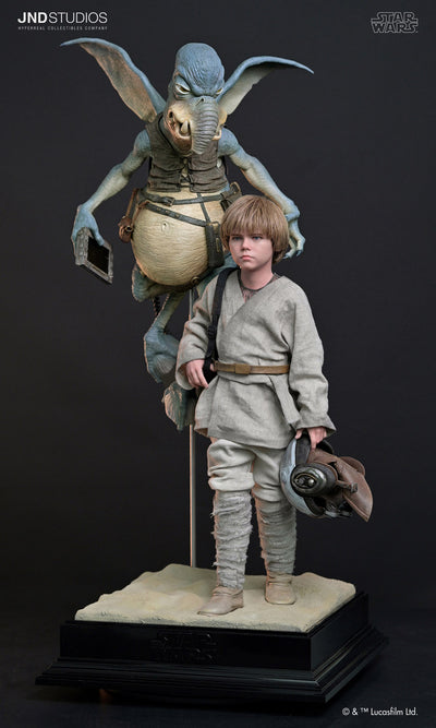 Young Anakin Skywalker & Watto (Dual) 1/3 Scale Statue