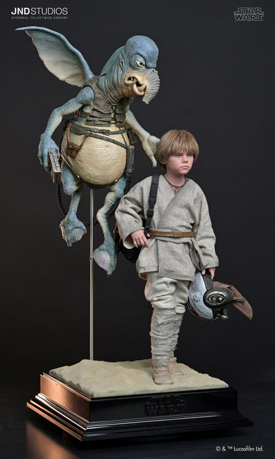 Young Anakin Skywalker & Watto (Dual) 1/3 Scale Statue