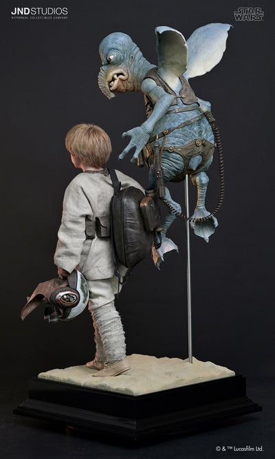 Young Anakin Skywalker & Watto (Dual) 1/3 Scale Statue