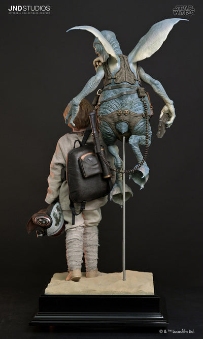 Young Anakin Skywalker & Watto (Dual) 1/3 Scale Statue