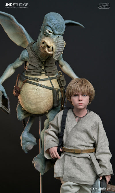 Young Anakin Skywalker & Watto (Dual) 1/3 Scale Statue