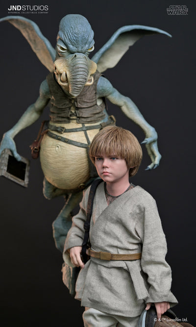 Young Anakin Skywalker & Watto (Dual) 1/3 Scale Statue