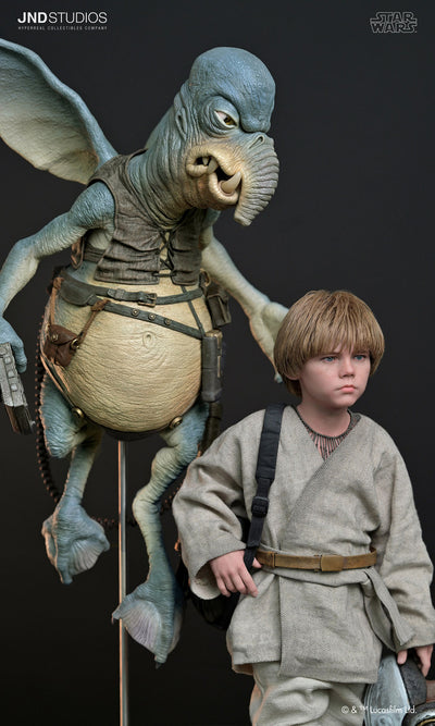 Young Anakin Skywalker & Watto (Dual) 1/3 Scale Statue