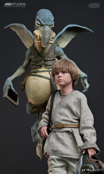 Young Anakin Skywalker & Watto (Dual) 1/3 Scale Statue