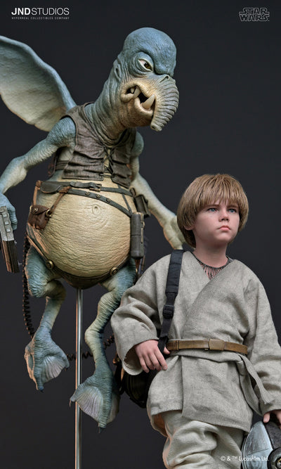 Young Anakin Skywalker & Watto (Dual) 1/3 Scale Statue