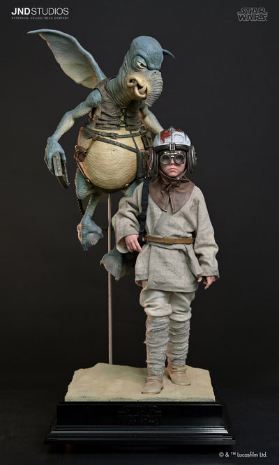 Young Anakin Skywalker & Watto (Dual) 1/3 Scale Statue