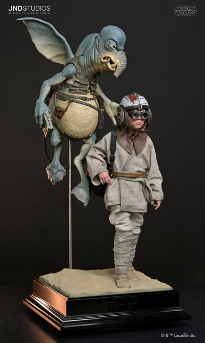 Young Anakin Skywalker & Watto (Dual) 1/3 Scale Statue