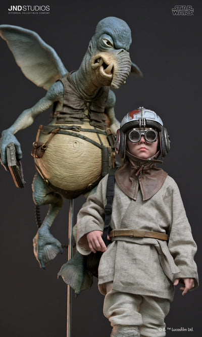 Young Anakin Skywalker & Watto (Dual) 1/3 Scale Statue