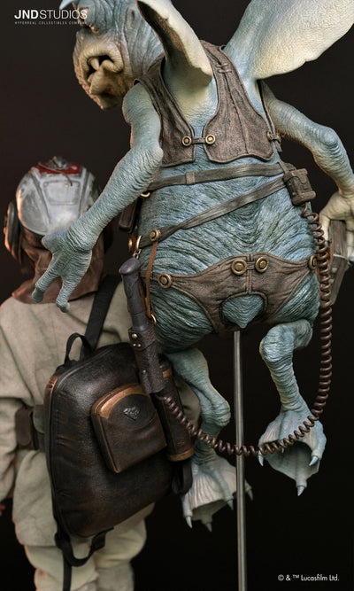 Young Anakin Skywalker & Watto (Dual) 1/3 Scale Statue