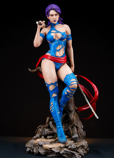 Psylocke Savage Land 1/4 Scale Statue by Exorez