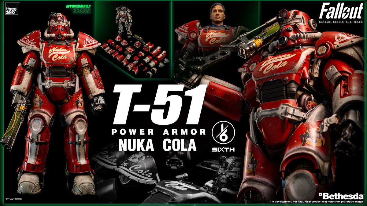 Fallout - T-51 Nuka Cola Power Armor 1/6 Scale Figure - Spec Fiction Shop