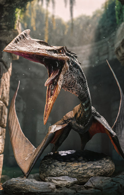 Jurassic World: Rebirth - Quetzalcoatlus Icons Statue