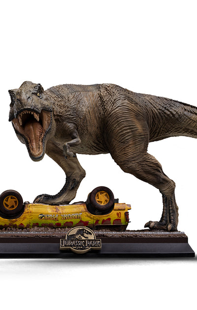 T-Rex Attack Icons Statue