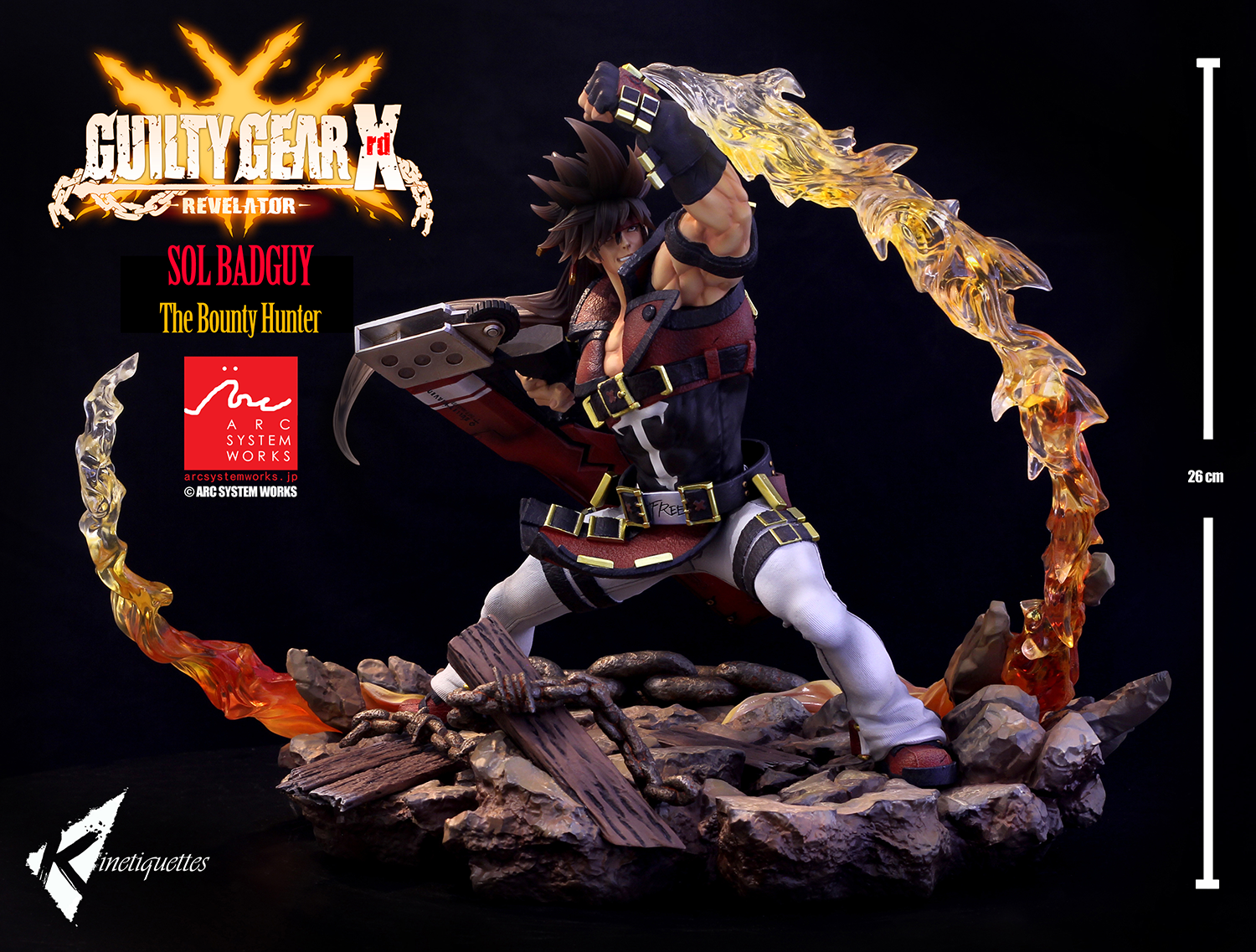 guilty gear sol Guilty Gear - Sol Badguy The Bounty Hunter 1/7 Scale Statue