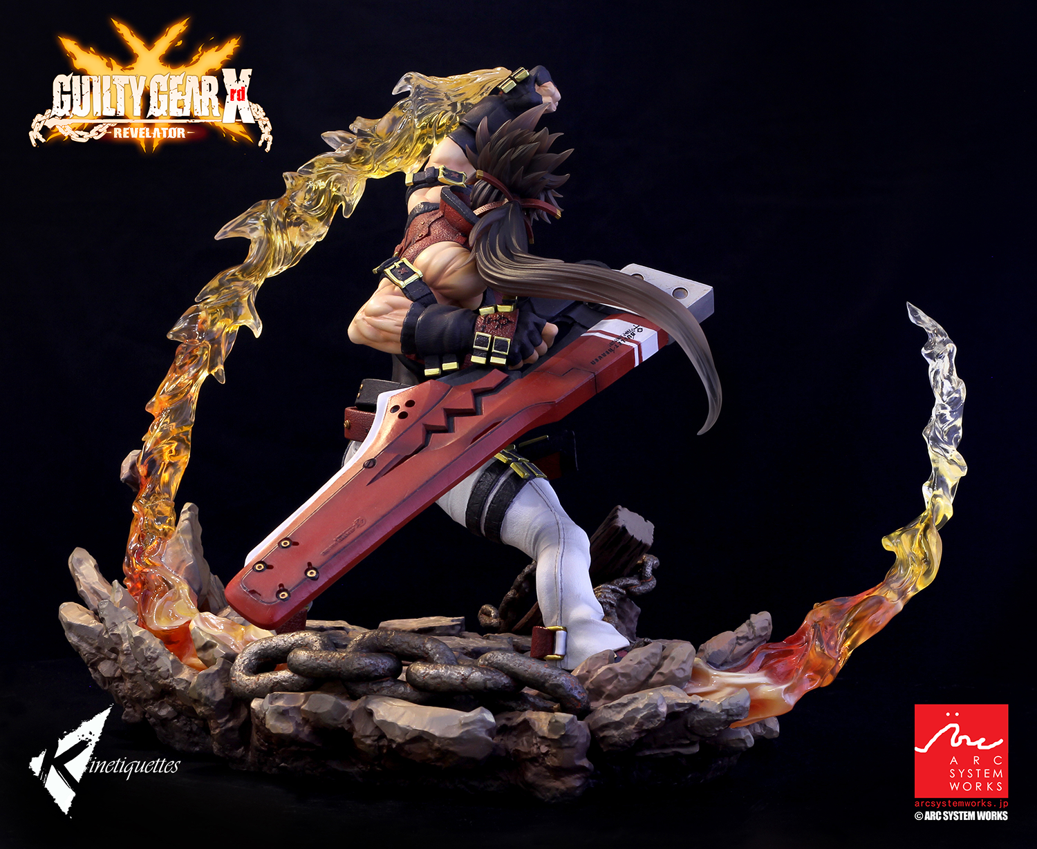 guilty gear figure Guilty Gear - Sol Badguy The Bounty Hunter 1/7 Scale Statue