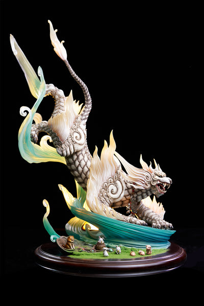 The Balance of the Nine Skies - The Beast of the West - White Tiger (Standard Version) Statue