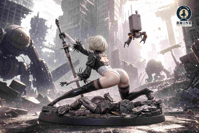 NieR:Automata - 2B Apocalyptic Warrior Maiden 1/4 Scale Statue