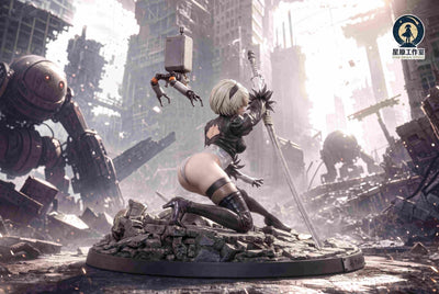 NieR:Automata - 2B Apocalyptic Warrior Maiden 1/4 Scale Statue