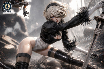 NieR:Automata - 2B Apocalyptic Warrior Maiden 1/6 Scale Statue