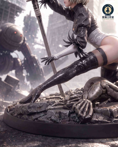 NieR:Automata - 2B Apocalyptic Warrior Maiden 1/4 Scale Statue