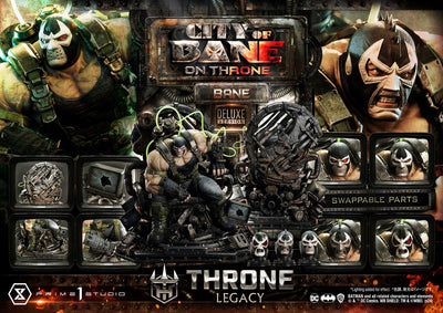City of Bane - Bane on Throne (Deluxe Bonus) 1/4 Scale Statue