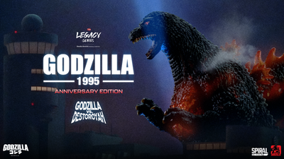 The Legacy Series: Tanaka Kenichi Modeling Collection - Godzilla 1995 (30th Anniversary Roaring) Statue